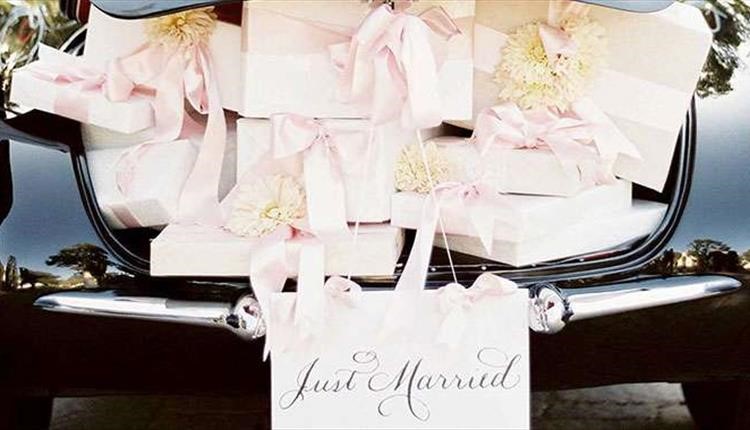 Just married photo